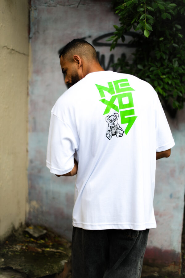 OVERSIZED WHITE GREEN RAY - Image 2