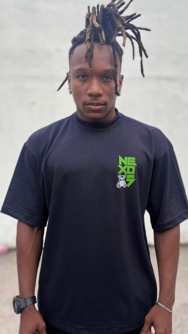 OVERSIZED BLACK GREEN RAY